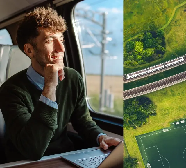 Connectivity for transport, rail and road.