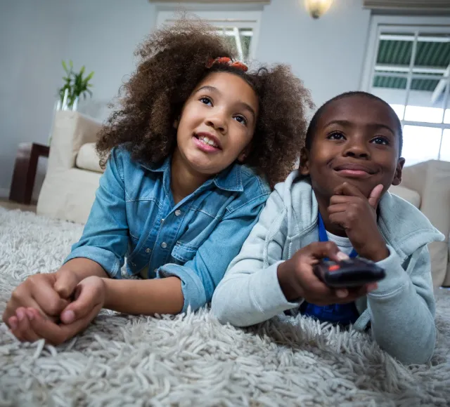Africa Hero Image - Children Watching Television