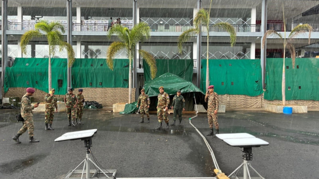 Indian Army operates a field telemedicine centre powered by Eutelsat's OneWeb with Airtel.JPG