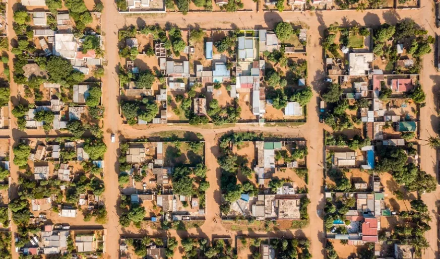 Video-Broadcast Neighbourhoods Africa CTA Aerial Image