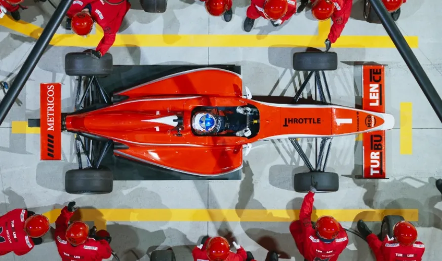 Video Contribution Aerial Racecar image