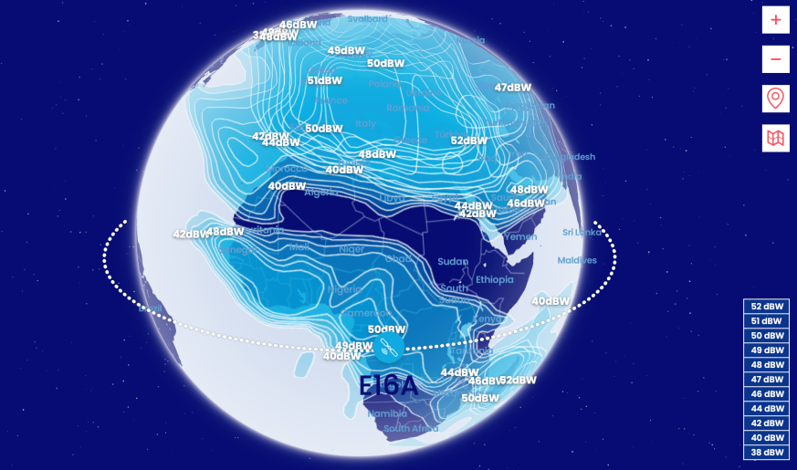 Image of the GEO Coverage Map 