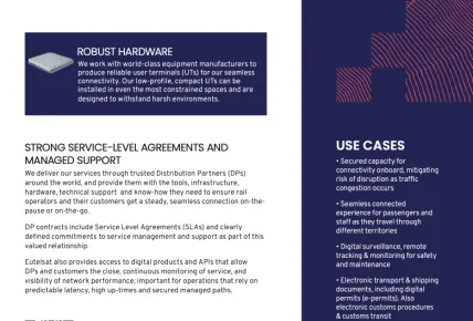 Connectivity Railway Network Services Brochure Preview Image