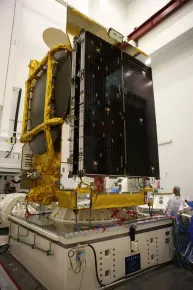 EUTELSAT 7 West A satellite in the clean room