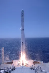 EUTELSAT 7 West A satellite sea launch portrait