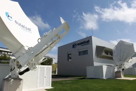 Eutelsat Madeira (Funchal, Portugal) primer plano