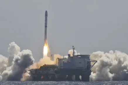 Lanzamiento del satélite EUTELSAT 70B por Sea Launch