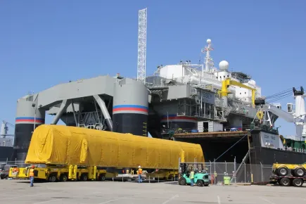 Sea Launch recibe el vehículo de lanzamiento para la misión del satélite EUTELSAT 70B