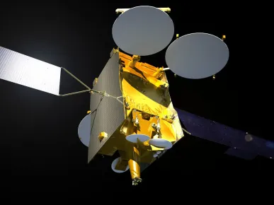 Visualisation of the EUTELSAT 7 West A satellite