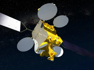 Visualisation of the EUTELSAT 70B satellite
