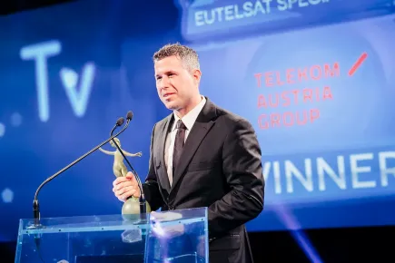 Premiu especial de Eutelsat ganado por Telekom Austria Group nos Premios de TV Eutelsat 2014