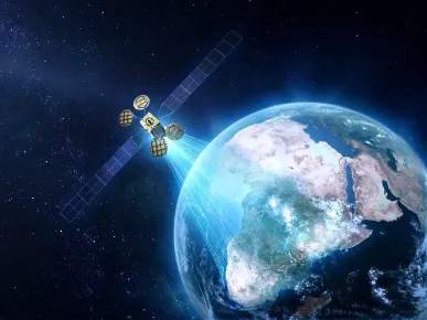 Cartaz usado para anunciar a parceria entre a Eutelsat e o Facebook na iniciativa de satélite para conectar mais africanos à internet