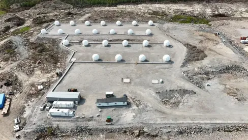 The Eutelsat OneWeb gateway in Yellowknife