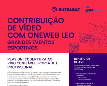 Contribuição de Vídeo através do OneWeb LEO