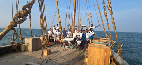 OneWeb LEO connectivity on the Indian Naval Sailing Vessel - Kaundinya.jpg