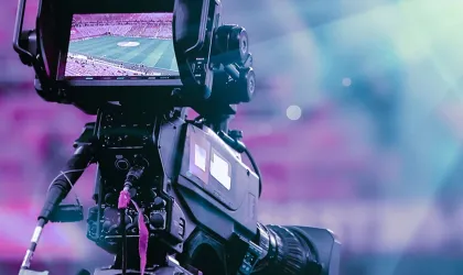 Camera filming event