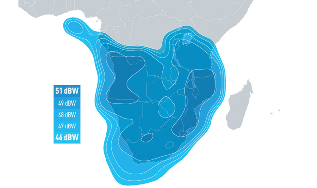 Eutelsat E36D Ku-Band South African downlink Image of E36D Ku-Band South African downlink