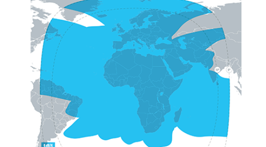 Eutelsat 10B Ku-Band GMS Uplink Coverage