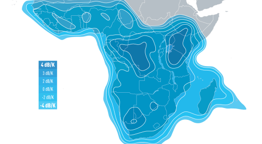 EUTELSAT 16D Ku-band Africa uplink
