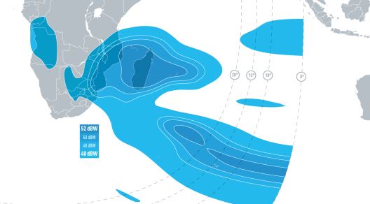EUTELSAT 16D Ku-band South East Africa downlink